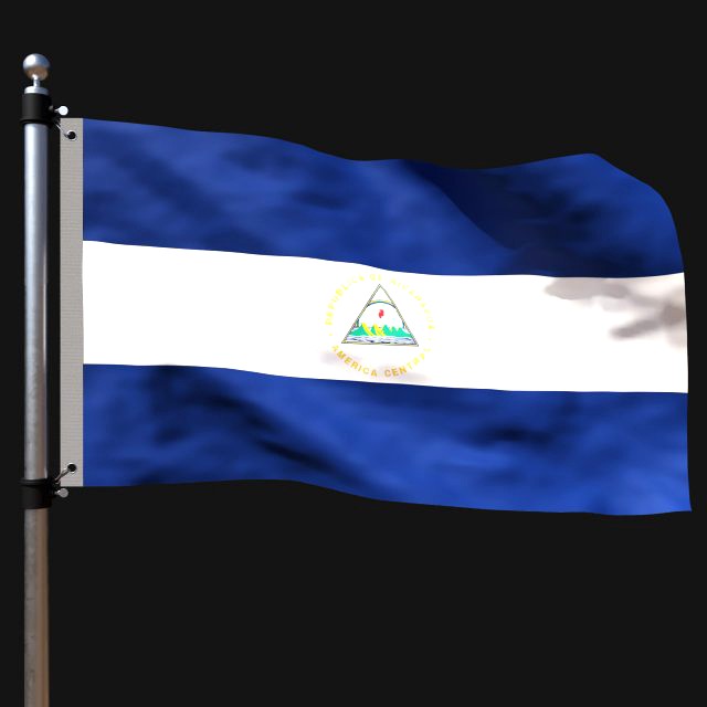 Flag of nicaragua