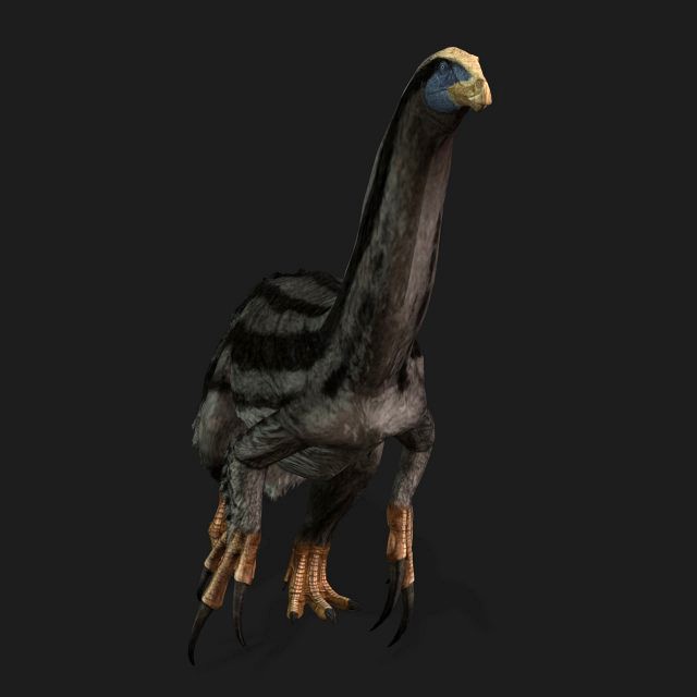 animated therizinosaurus dinosaur