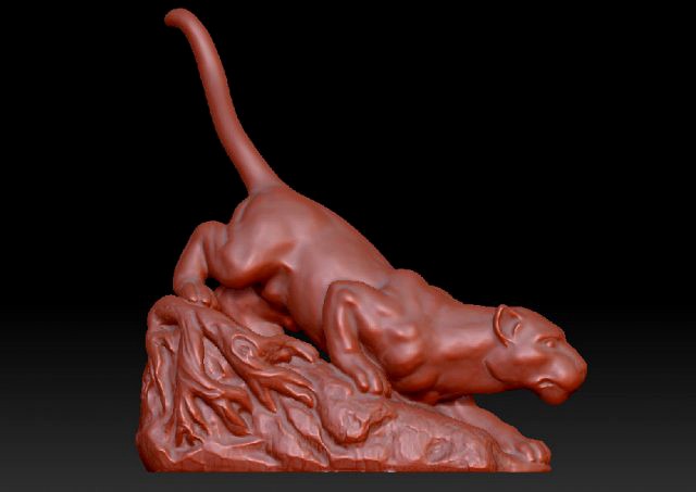 puma cat sculpture