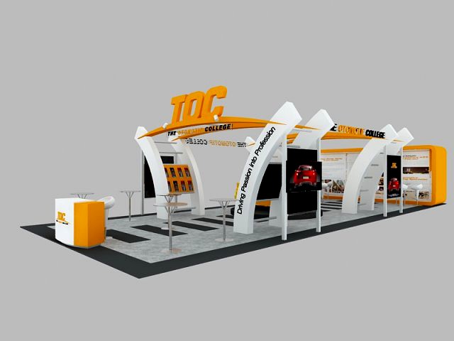 toc exhibition 6 x 15 booth
