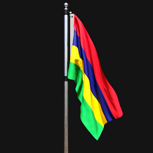 Flag of mauritius 02