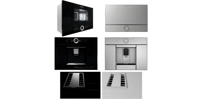set of built-in kitchen appliances bosch