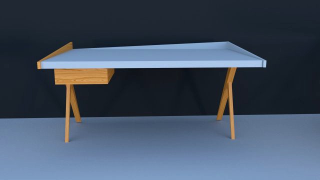 scandinavian style desk