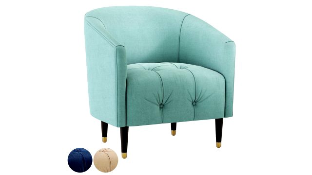 neiman marcus tufted accent chair