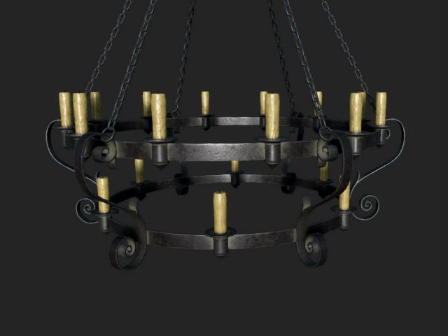 medieval chandelier