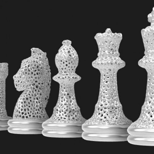 Voronoi Chess Set | 3D