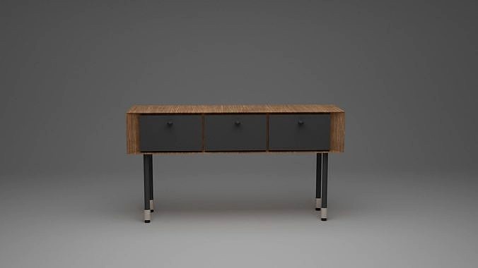 Modern console with drawers