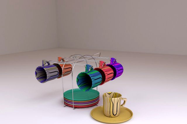 Tea set 3D Model