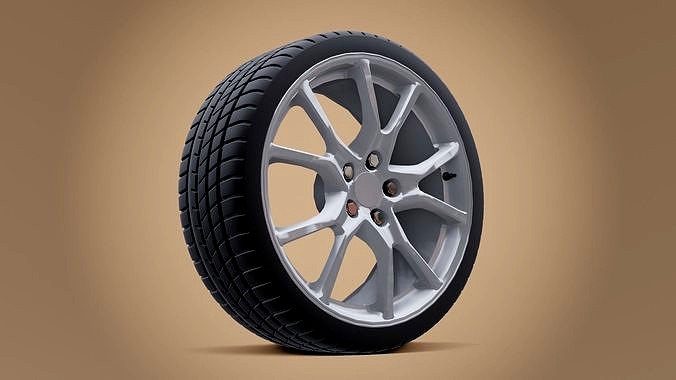 Sports Car Alloy Wheel with Tire