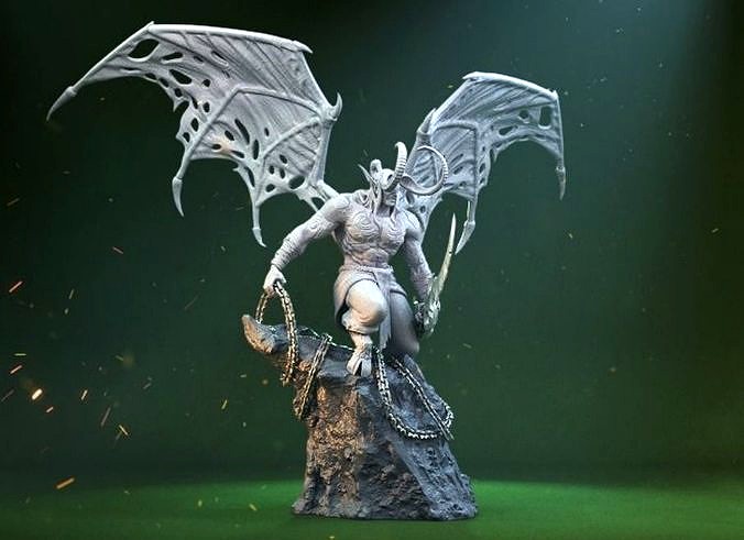 Illidan Stormrage Demon Hunter Statue | 3D
