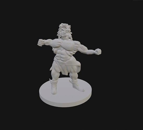 Dwarf Monk | 3D