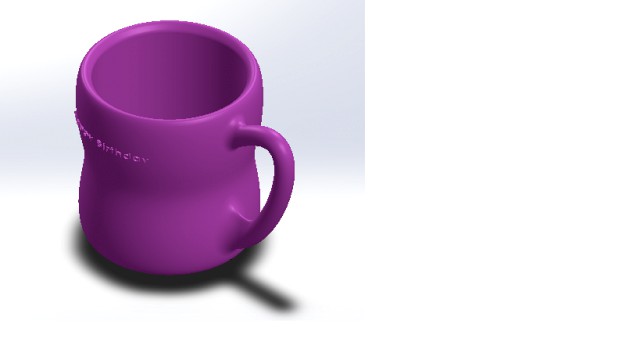 3D Cup-Mug Happy Birthday