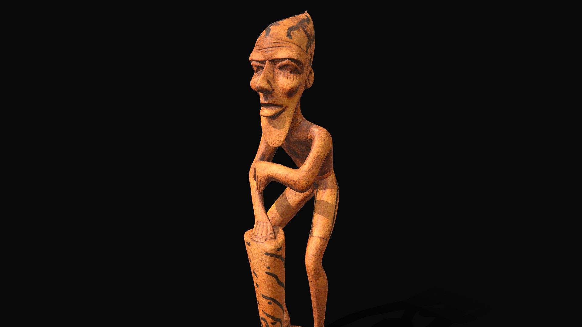 Wooden carving from Tanzania, Africa