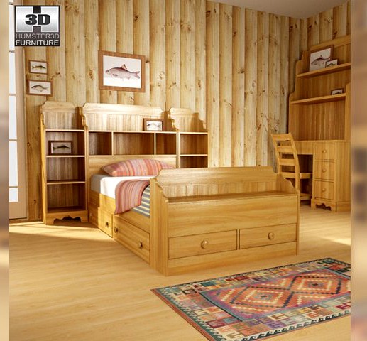 Bedroom 13 Set 3D Model