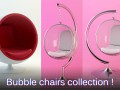 Bubble chairs collection 3D Model