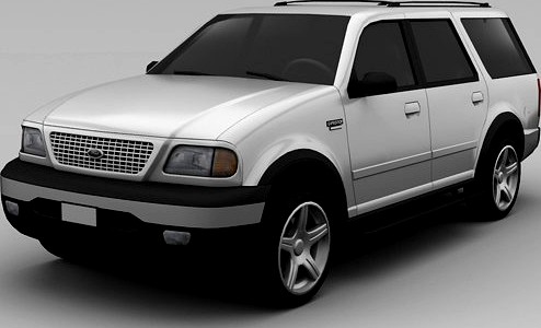 Ford Expedition 2002 3D Model