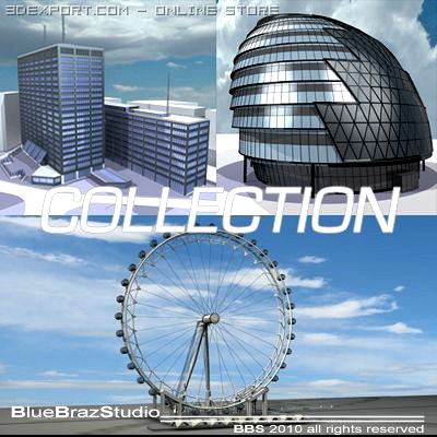 London building collection 3D Model