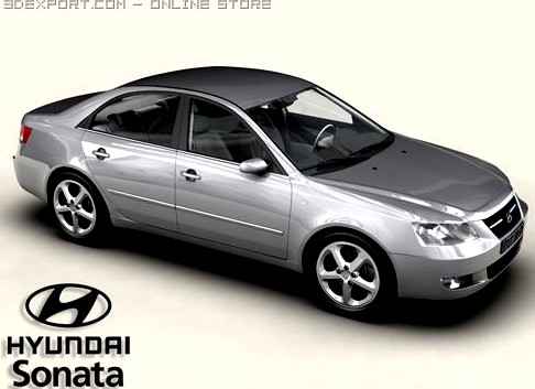 Hyundai Sonata 3D Model