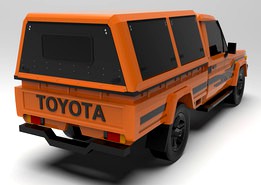 Toyota Land Cruiser Single Cab Canopy