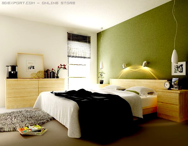 Bedroom070 3D Model