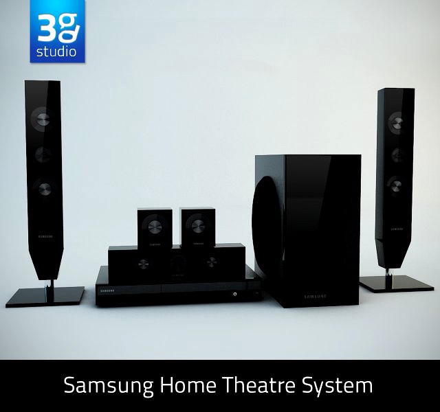 Samsung D453 Home Theatre System 3D Model