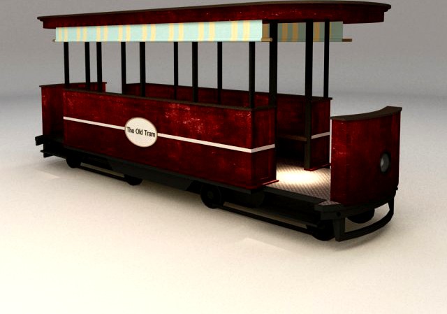 Red old tran 3D Model