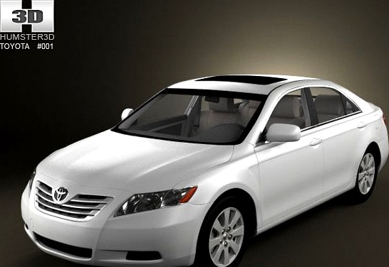 Toyota Camry with HQ Interior 3D Model