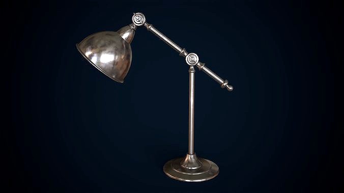 Metal table lamp loft style