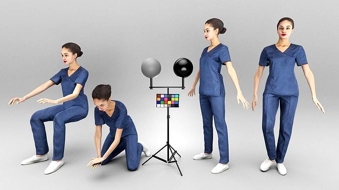 Animated medical nurse 352