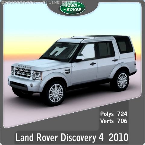2010 Land Rover Discovery 4 3D Model
