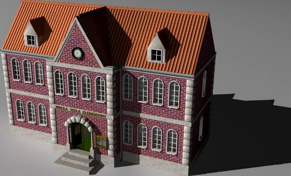 School 3D Model