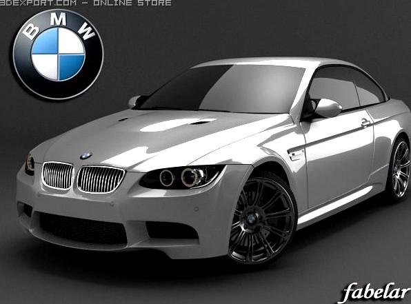 BMW M3 cabriolet 2008 3D Model