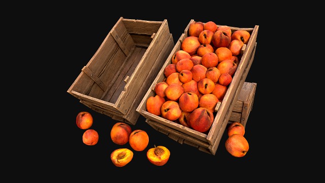 Peaches Crate Stand Box