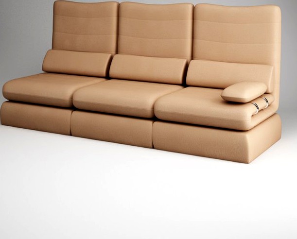 CGAxis Modern Sofa 06 3D Model