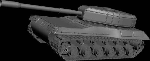 Fictional Tank 3D Model