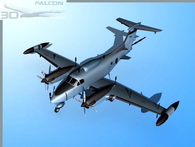 Falcon 3d RC12P Guardrail F02 US Army 3D Model