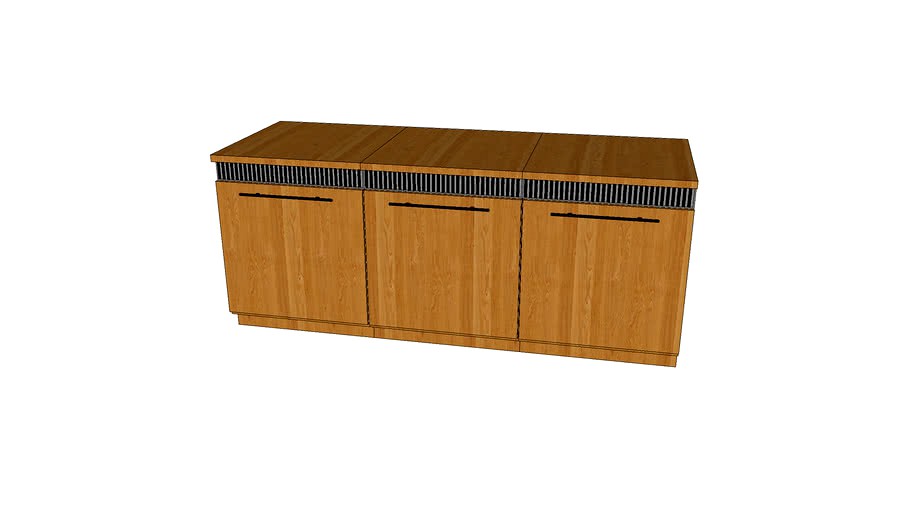 3 Bay Credenza