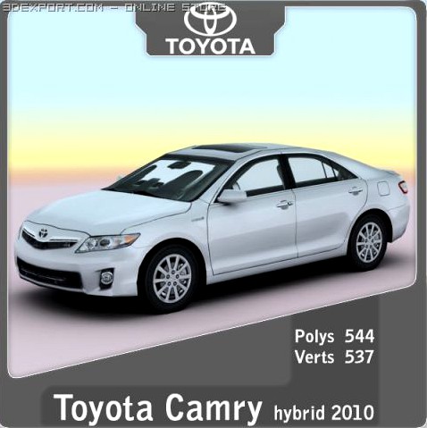 2010 Toyota Camry Hybrid 3D Model