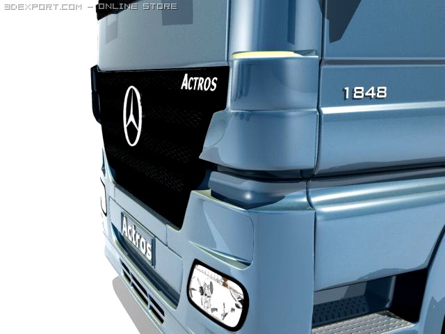 Mercedes Actros Detailed 3D Model