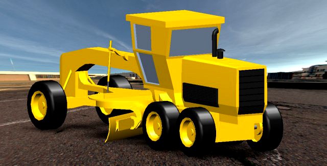 Grader 3D Model