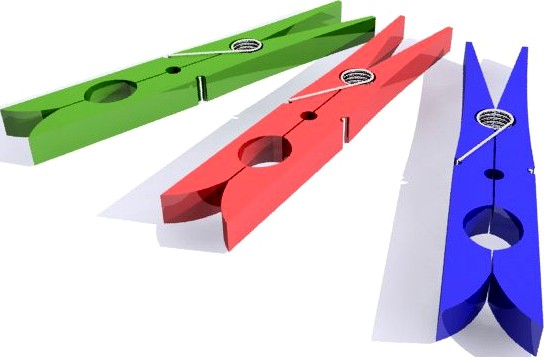 Clothespin 3D 3D Model