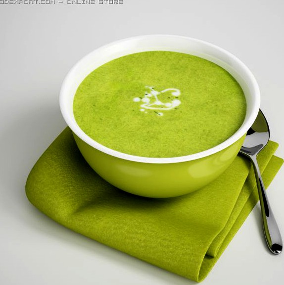 Bowl of Soup 10 3D Model