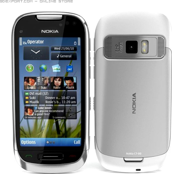 Nokia C7 00 3D Model