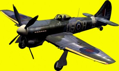 Hawker Tempest 3D Model