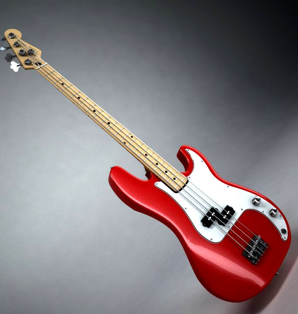 Fender Precision Bass 3D Model