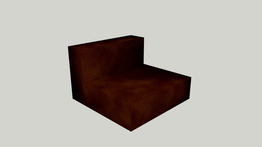 PB Teen Cushy Lounge Armless Chair Cushion (Trailblazer)