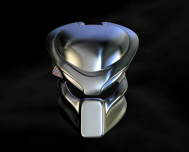 Predator Mask Jungle Hunter  File STL OBJ for 3D Printing  | 3D