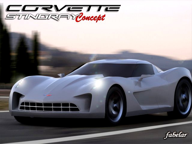 Chevrolet Stingray concept 3D Model