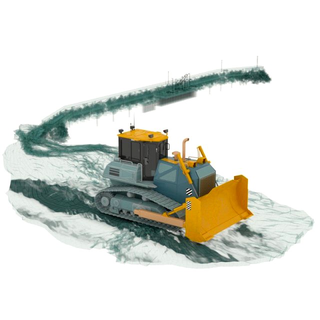 Shore protection with a Bulldozer