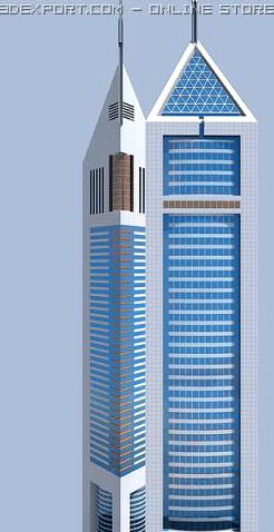 Emirates Towers 3D Model